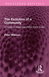 Cover image: The Evolution of a Community 1st edition 9781032545080