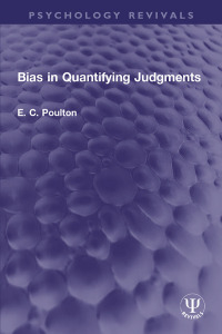 Imagen de portada: Bias in Quantifying Judgments 1st edition 9781032548975