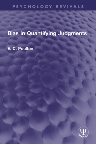 Imagen de portada: Bias in Quantifying Judgments 1st edition 9781032549101