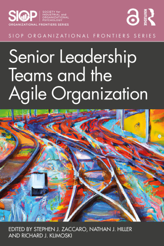 Cover image: Senior Leadership Teams and the Agile Organization 1st edition 9780367373344