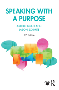 Cover image: Speaking with a Purpose 11th edition 9781032502700