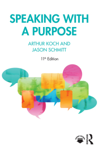 Imagen de portada: Speaking with a Purpose 11th edition 9781032502700