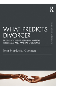صورة الغلاف: What Predicts Divorce? 1st edition 9781032539379