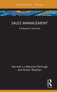 Imagen de portada: Sales Management 1st edition 9781032003825