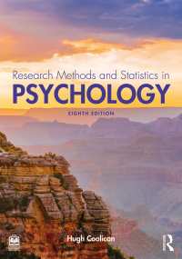 Cover image: Research Methods and Statistics in Psychology 8th edition 9781032105659