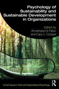 Omslagafbeelding: Psychology of Sustainability and Sustainable Development in Organizations 1st edition 9781032079363