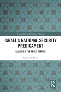 Cover image: Israel's National Security Predicament 1st edition 9781032525723