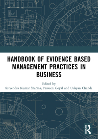 Cover image: Handbook of Evidence Based Management Practices in Business 1st edition 9781032542164