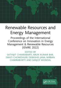 Cover image: Renewable Resources and Energy Management 1st edition 9781032421254