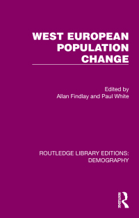 Cover image: West European Population Change 1st edition 9781032550206