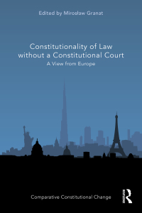 Imagen de portada: Constitutionality of Law without a Constitutional Court 1st edition 9781032410098