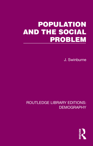 صورة الغلاف: Population and the Social Problem 1st edition 9781032561141