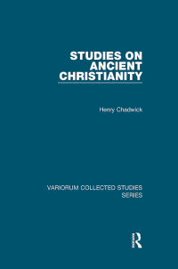 Cover image: Studies on Ancient Christianity 1st edition 9781138382534