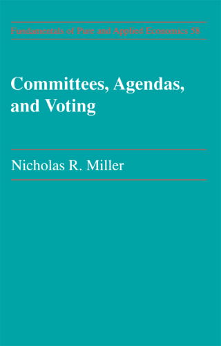 Cover image: Committees Agendas & Voting 1st edition 9783718655694