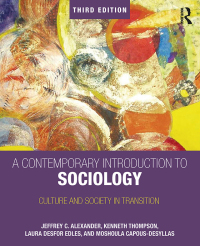 表紙画像: A Contemporary Introduction to Sociology 3rd edition 9781138282032