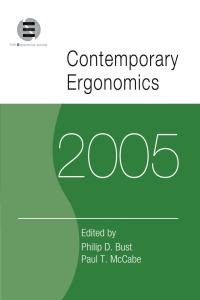 Cover image: Contemporary Ergonomics 2005 1st edition 9781138424883