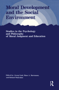 صورة الغلاف: Moral Development and the Social Environment 1st edition 9780913750278