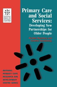 Cover image: Primary Care and Social Services 1st edition 9781138460003