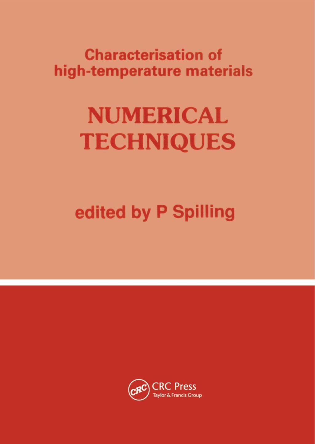 Numerical Techniques 1st Edition