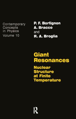 Immagine di copertina: Giant Resonances 1st edition 9789057025716