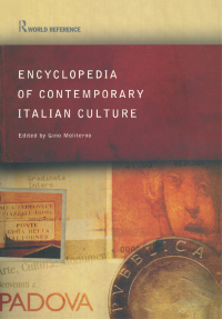 Omslagafbeelding: Encyclopedia of Contemporary Italian Culture 1st edition 9780415285568