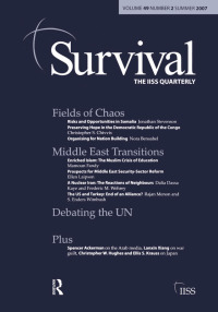 Cover image: Survival 49.2 1st edition 9780415440288