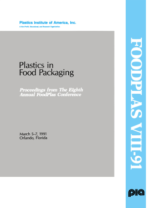 Cover image: Plastics in Food Packaging Conference 1st edition 9780877628668