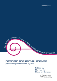 Omslagafbeelding: Nonlinear and Convex Analysis 1st edition 9781138441897