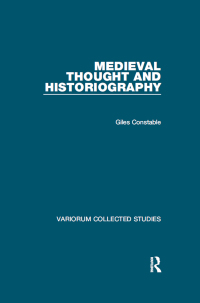 Imagen de portada: Medieval Thought and Historiography 1st edition 9780367887162