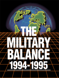 صورة الغلاف: The Military Balance 1994-1995 94th edition 9781857531152