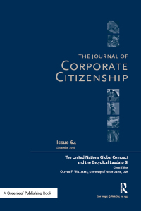 Cover image: The United Nations Global Compact and the Encyclical Laudato Si 1st edition 9781783533091