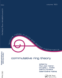 صورة الغلاف: Commutative Ring Theory 1st edition 9780824791704