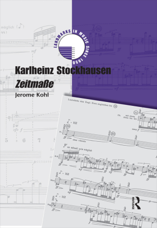 Cover image: Karlheinz Stockhausen: Zeitma� 1st edition 9780754653349