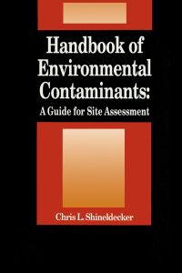 Cover image: Handbook of Environmental Contaminants 1st edition 9780367450366