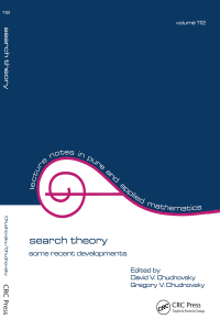 Immagine di copertina: Search Theory 1st edition 9781138441941