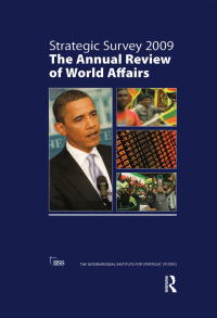 Cover image: Strategic Survey 2009 109th edition 9781857435269