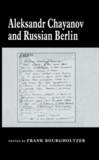 Cover image: Aleksandr Chayanov and Russian Berlin 1st edition 9780714650241