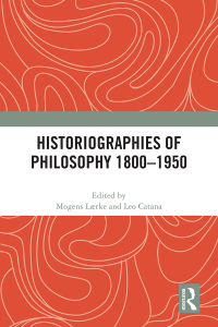 Cover image: Historiographies of Philosophy 1800–1950 1st edition 9781032521701