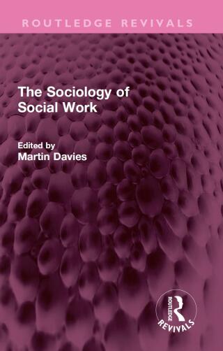 Cover image: The Sociology of Social Work 1st edition 9781032564975