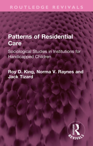Imagen de portada: Patterns of Residential Care 1st edition 9781032568652