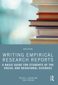 Cover image: Writing Empirical Research Reports 9th edition 9781032136806