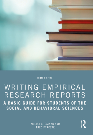 Cover image: Writing Empirical Research Reports 9th edition 9781032136806