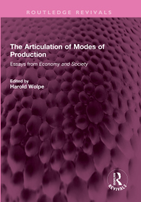 Cover image: The Articulation of Modes of Production 1st edition 9781032576985