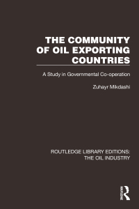 Omslagafbeelding: The Community of Oil Exporting Countries 1st edition 9781032575803