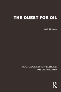 Cover image: The Quest for Oil 1st edition 9781032576787