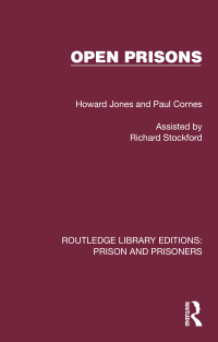 صورة الغلاف: Open Prisons 1st edition 9781032560120