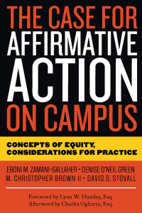 Imagen de portada: The Case for Affirmative Action on Campus 1st edition 9781579221034