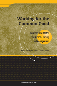 Cover image: Working for the Common Good 1st edition 9781563770210