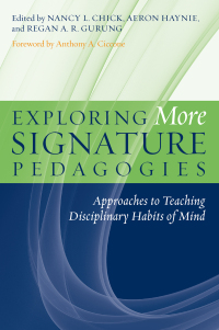 Omslagafbeelding: Exploring More Signature Pedagogies 1st edition 9781579224769