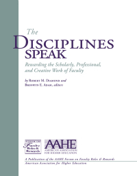 Cover image: The Disciplines Speak I 1st edition 9781563770340